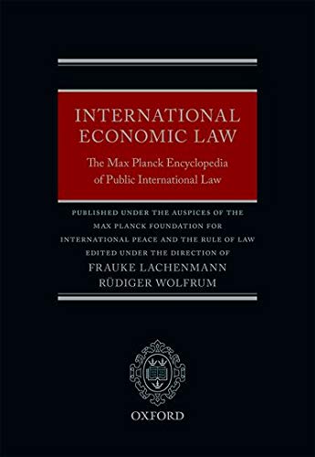 Algopix Similar Product 10 - International Economic Law The Max
