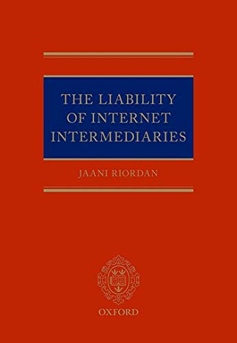 Algopix Similar Product 8 - The Liability of Internet Intermediaries