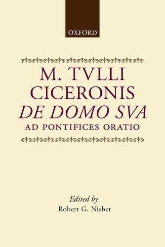Algopix Similar Product 15 - De Domo Sua Ad Pontifices Oratio
