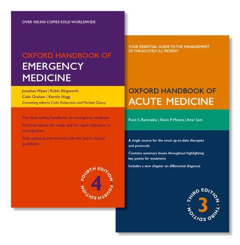 Algopix Similar Product 11 - PACK OF OXFORD HANDBOOK OF EMERGENCY