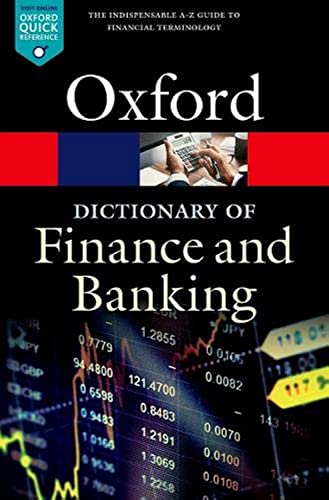 Algopix Similar Product 17 - A Dictionary of Finance and Banking