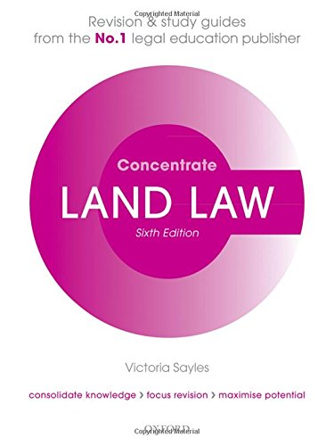 Algopix Similar Product 13 - Land Law Concentrate Law Revision and