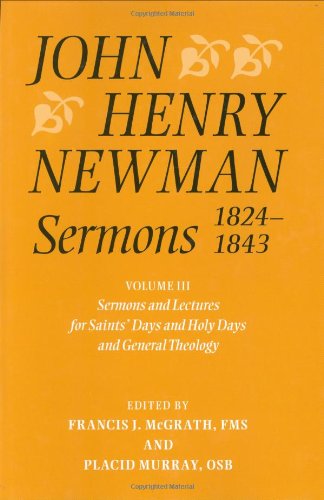 Algopix Similar Product 16 - John Henry Newman Sermons 18241843