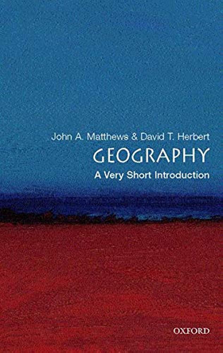 Algopix Similar Product 12 - Geography: A Very Short Introduction