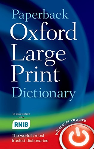 Algopix Similar Product 10 - Paperback Oxford Large Print Dictionary
