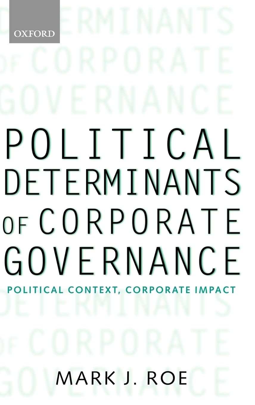 Algopix Similar Product 17 - Political Determinants of Corporate