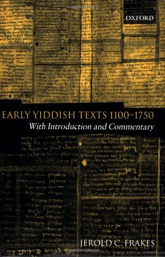 Algopix Similar Product 10 - Early Yiddish Texts 11001750 With