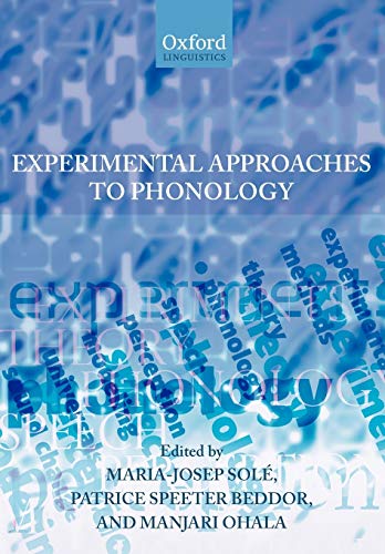 Algopix Similar Product 10 - Experimental Approaches to Phonology
