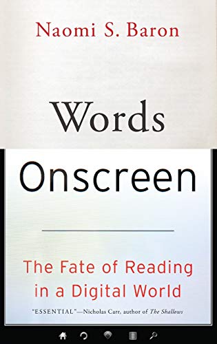 Algopix Similar Product 13 - Words Onscreen The Fate of Reading in
