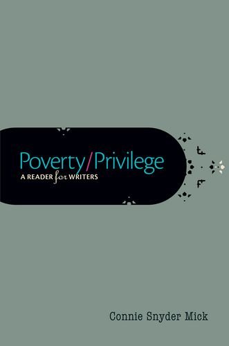 Algopix Similar Product 17 - Poverty/Privilege: A Reader for Writers