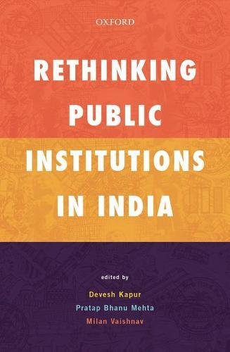 Algopix Similar Product 5 - Rethinking Public Institutions in India
