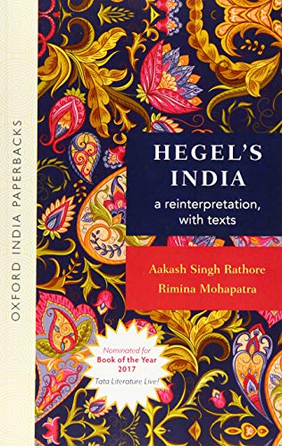 Algopix Similar Product 13 - Hegels India A reinterpretation with