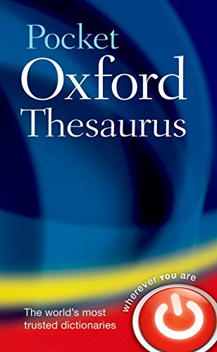 Algopix Similar Product 13 - Pocket Oxford Thesaurus