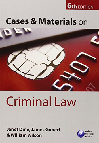 Algopix Similar Product 4 - Cases and Materials on Criminal Law