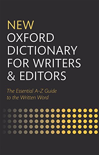 Algopix Similar Product 12 - New Oxford Dictionary for Writers and