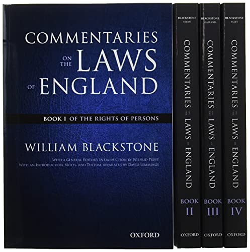 Algopix Similar Product 9 - The Oxford Edition of Blackstones