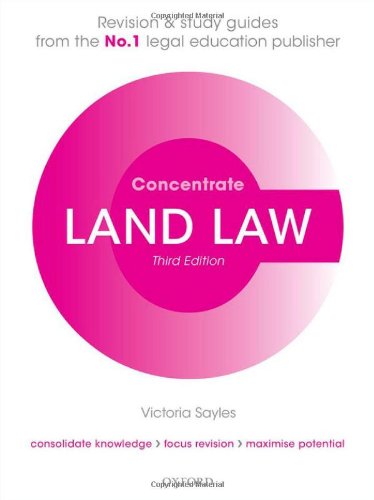 Algopix Similar Product 13 - Land Law Concentrate Law Revision and