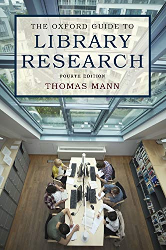 Algopix Similar Product 6 - The Oxford Guide to Library Research