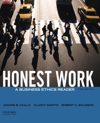 Algopix Similar Product 2 - Honest Work: A Business Ethics Reader