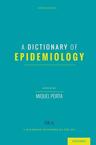Algopix Similar Product 20 - A Dictionary of Epidemiology