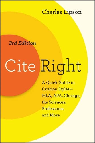 Algopix Similar Product 15 - Cite Right Third Edition A Quick