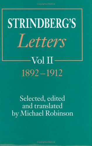Algopix Similar Product 8 - Strindbergs Letters Volume 2