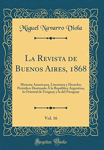 Algopix Similar Product 6 - La Revista de Buenos Aires 1868 Vol