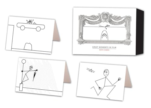 Algopix Similar Product 3 - Great Moments in Film Note Cards