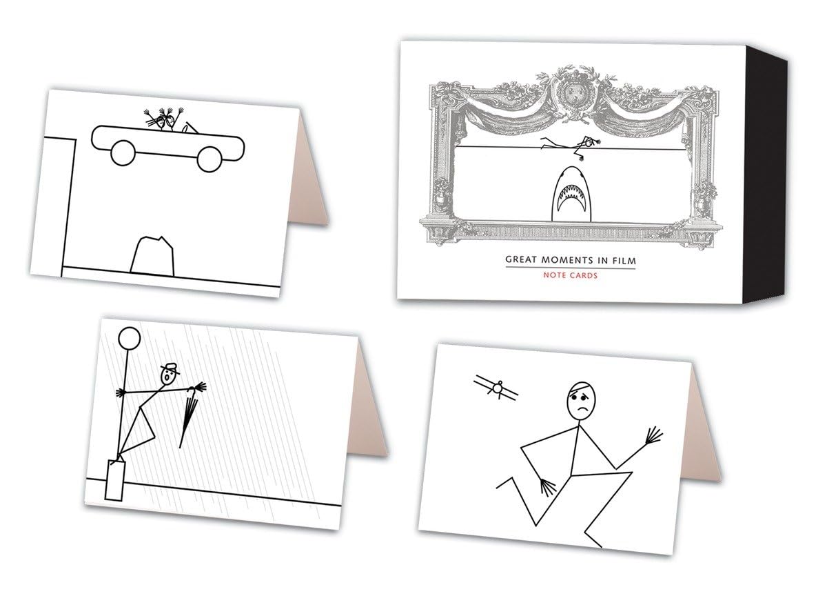 Algopix Similar Product 18 - Great Moments in Film Note Cards