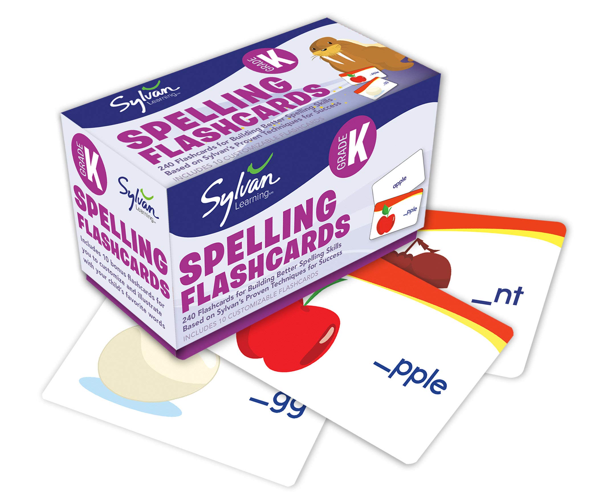 Algopix Similar Product 12 - Kindergarten Spelling Flashcards 240