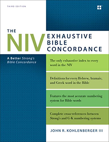 Algopix Similar Product 4 - The NIV Exhaustive Bible Concordance