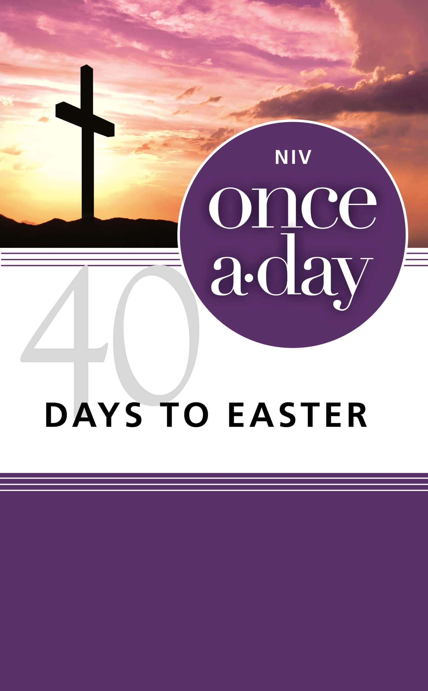 Algopix Similar Product 9 - NIV OnceADay 40 Days to Easter