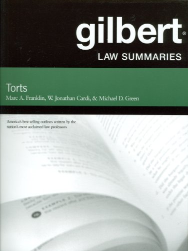 Algopix Similar Product 6 - Gilbert Law Summaries on Torts 24th