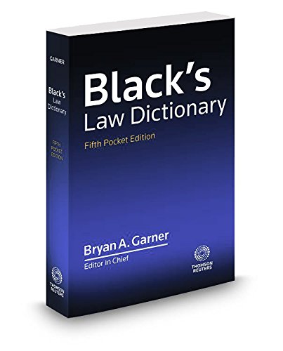 Algopix Similar Product 20 - Blacks Law Dictionary Pocket 5th