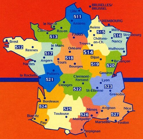 Algopix Similar Product 7 - Michelin Map 527 Provence  Alpes 