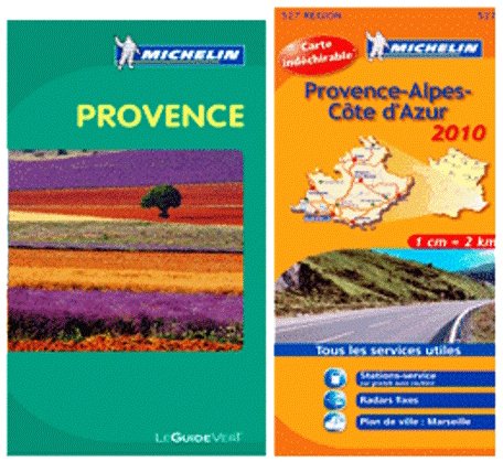 Algopix Similar Product 12 - Michelin Pack Provence  Green Guide in
