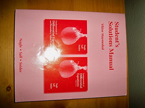 Algopix Similar Product 12 - Students Solutions Manual for