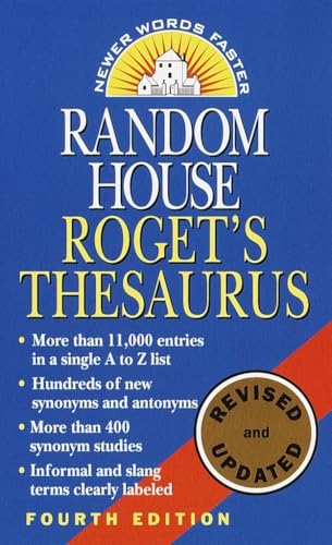 Algopix Similar Product 17 - Random House Roget's Thesaurus