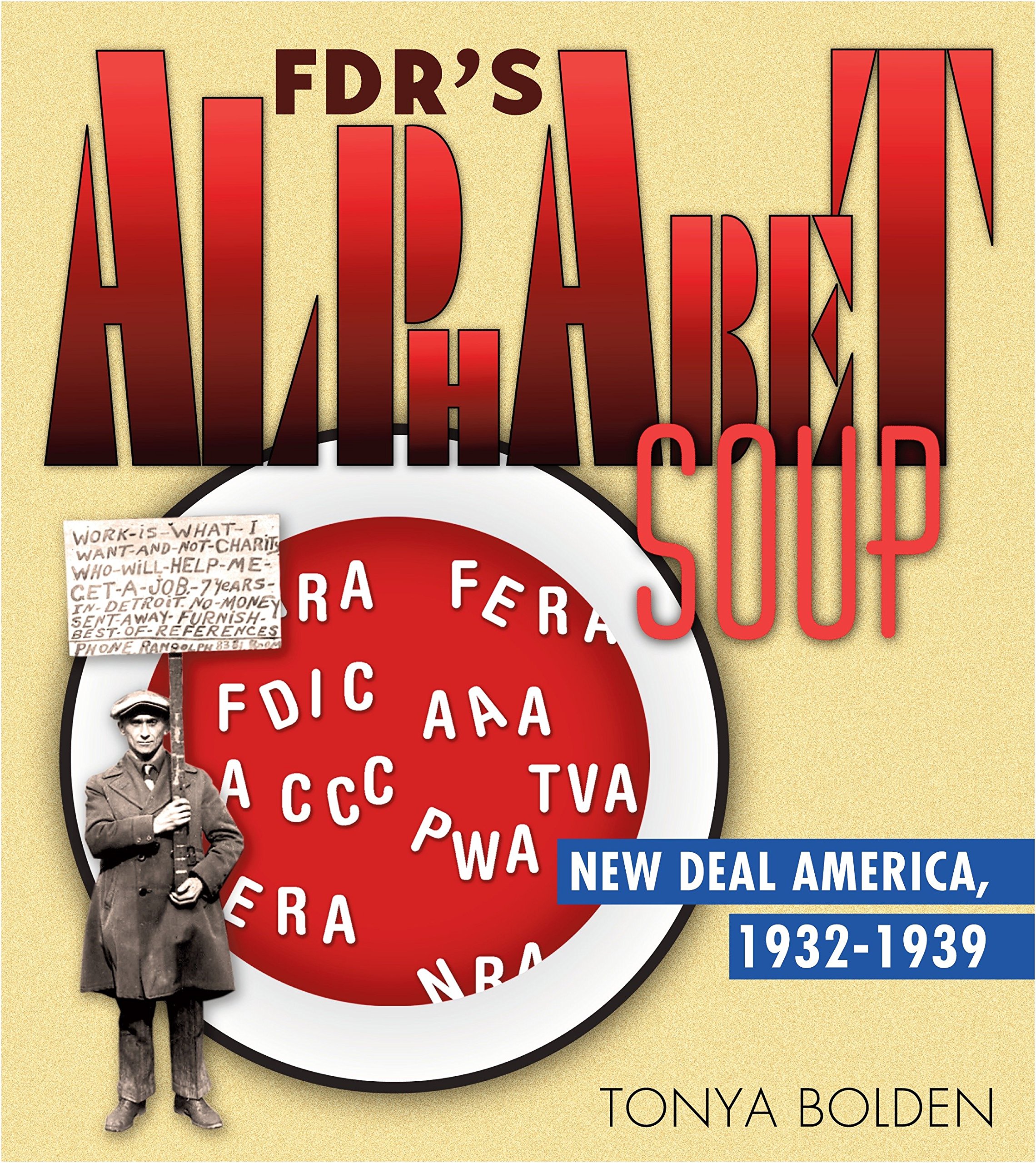 Algopix Similar Product 4 - FDRs Alphabet Soup New Deal America