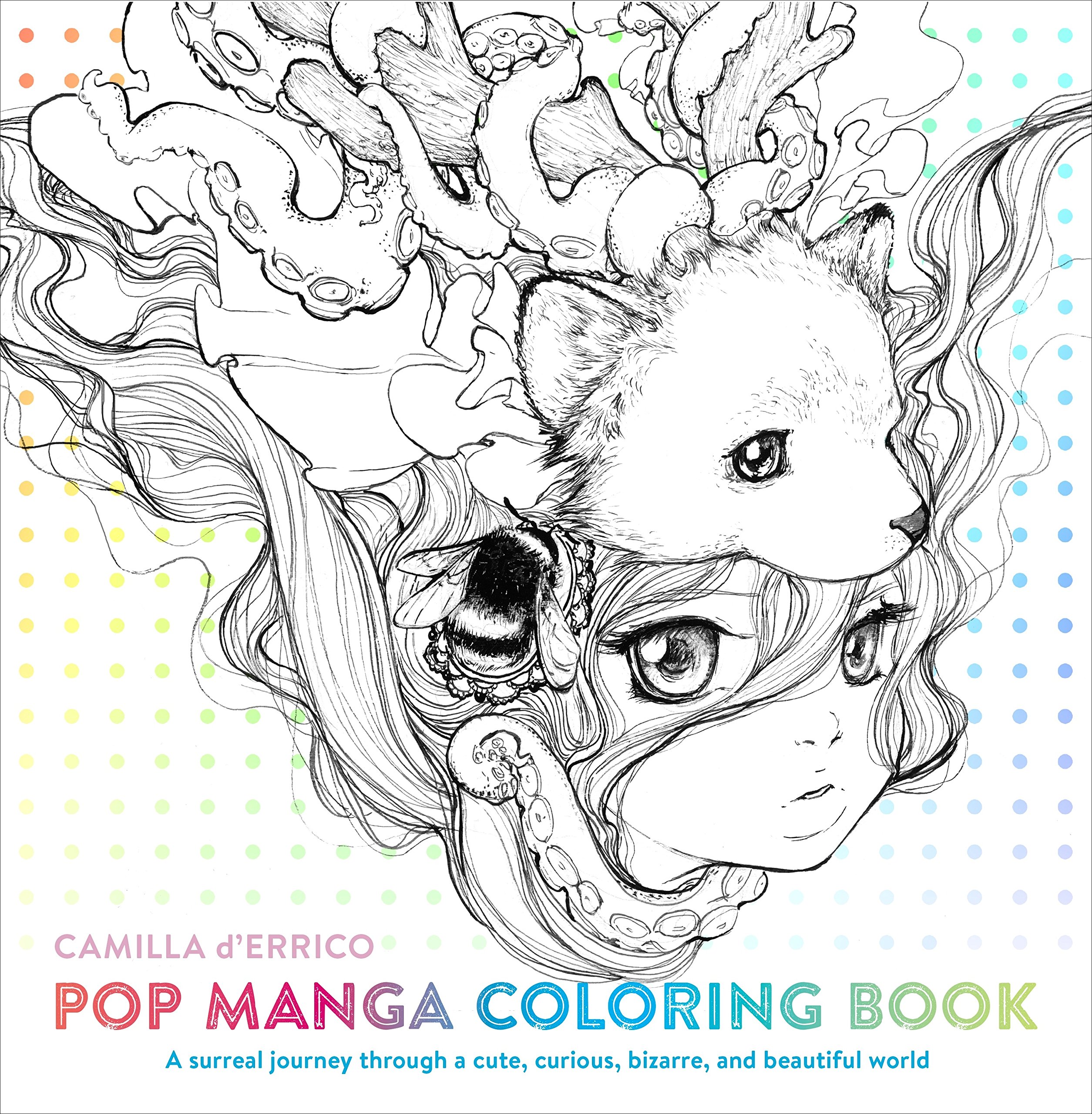 Algopix Similar Product 2 - Pop Manga Coloring Book A Surreal