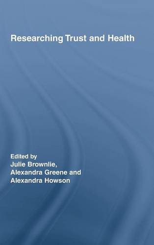 Algopix Similar Product 10 - Researching Trust and Health Routledge