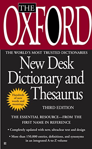 Algopix Similar Product 8 - The Oxford New Desk Dictionary and