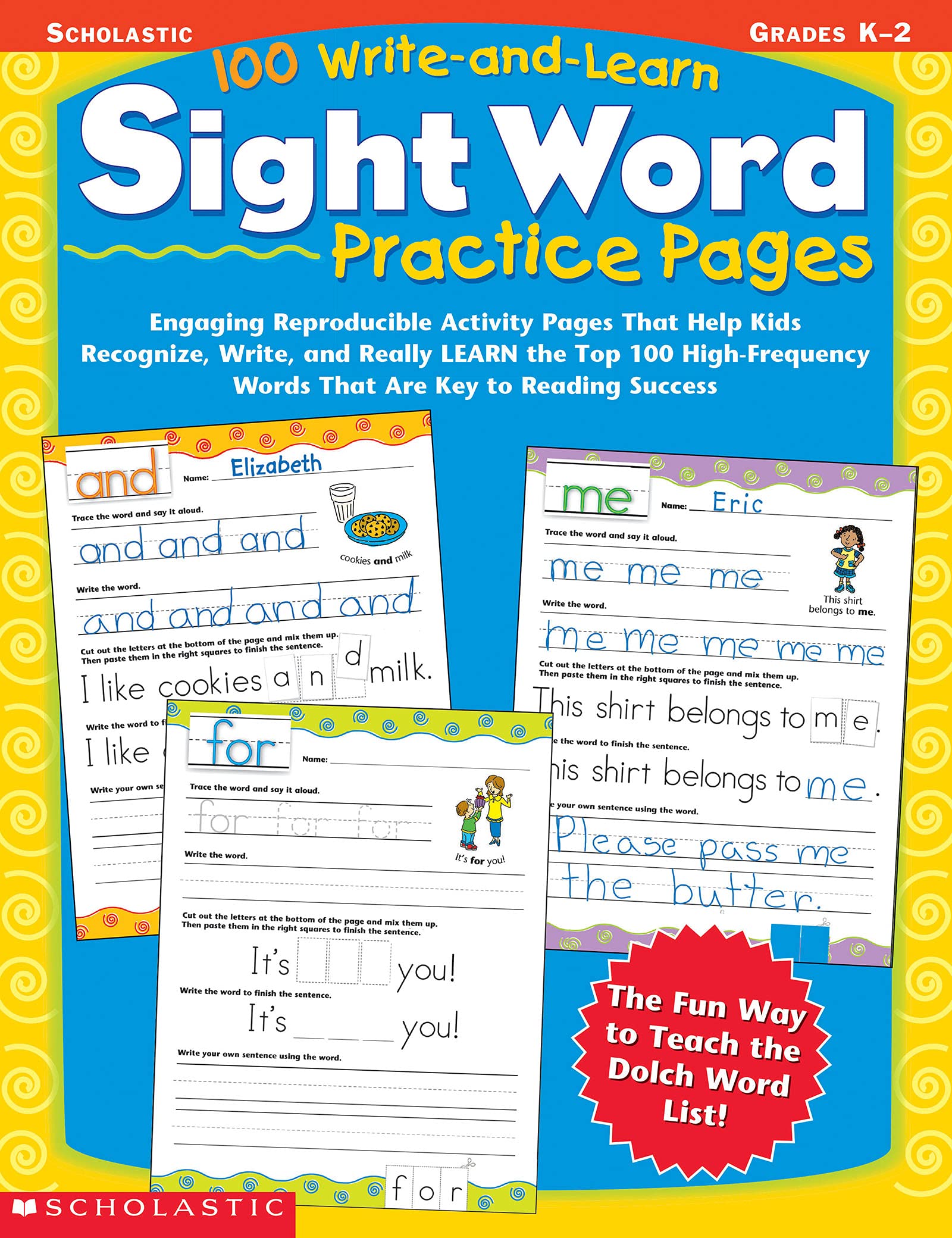 Algopix Similar Product 19 - 100 WriteandLearn Sight Word Practice