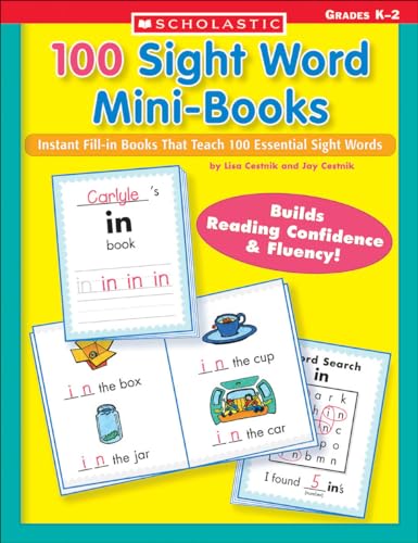 Algopix Similar Product 4 - 100 Sight Word MiniBooks Instant