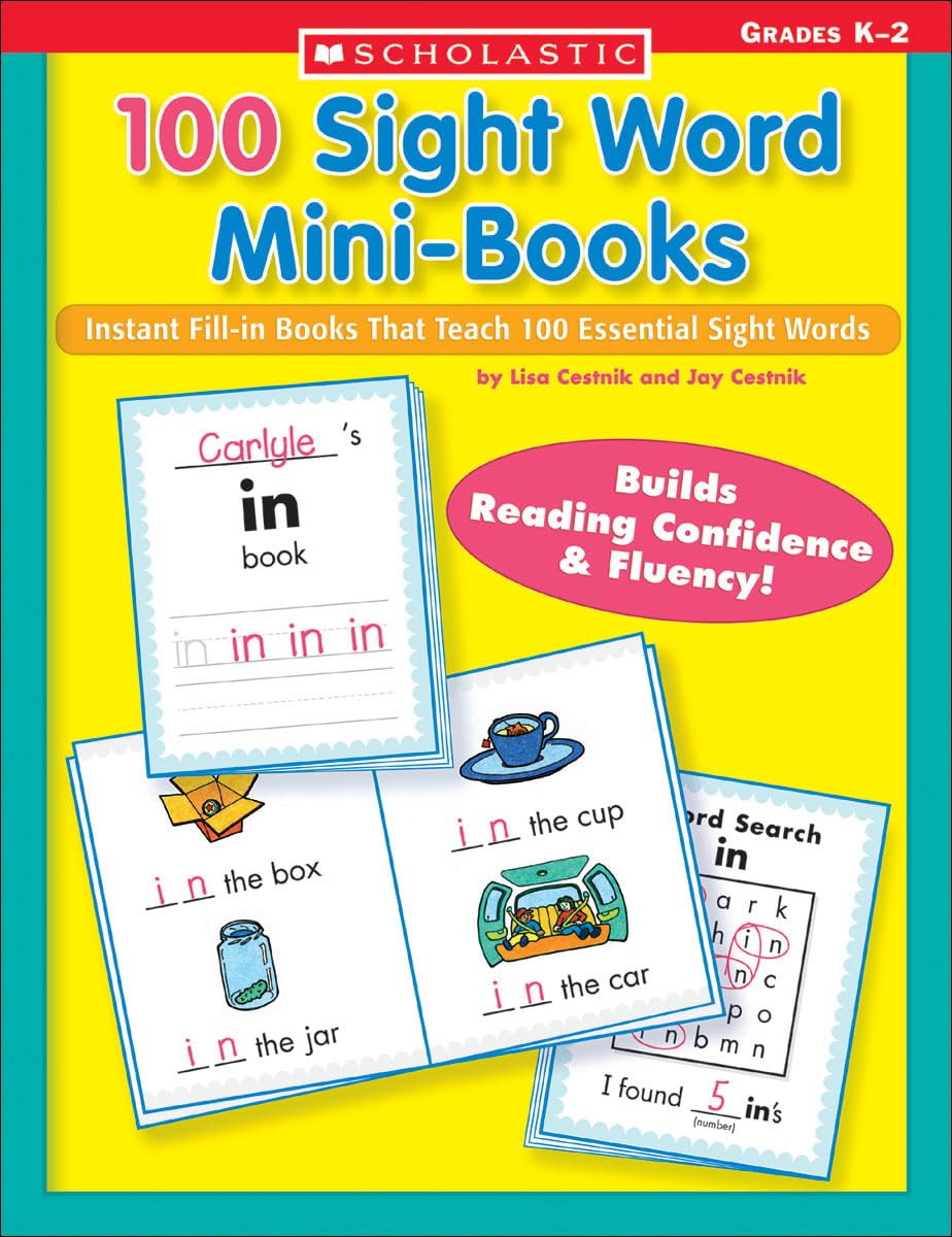Algopix Similar Product 14 - 100 Sight Word MiniBooks Instant