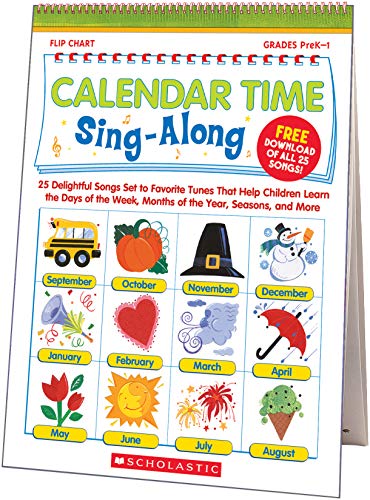 Algopix Similar Product 18 - Calendar Time SingAlong Flip Chart 25