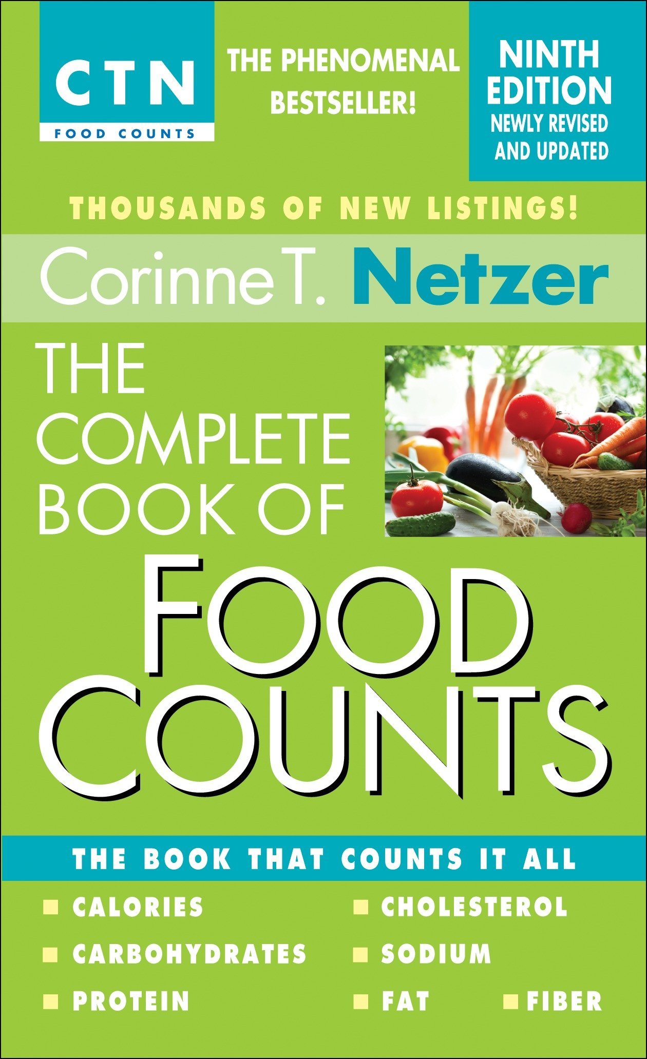 Algopix Similar Product 4 - The Complete Book of Food Counts 9th