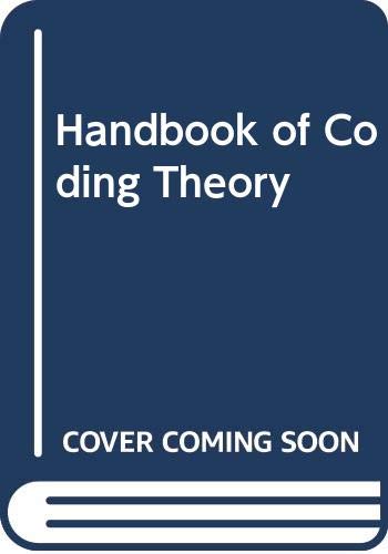Algopix Similar Product 5 - Handbook of Coding Theory