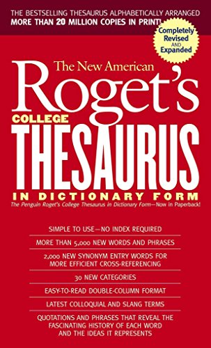 Algopix Similar Product 9 - New American Rogets College Thesaurus