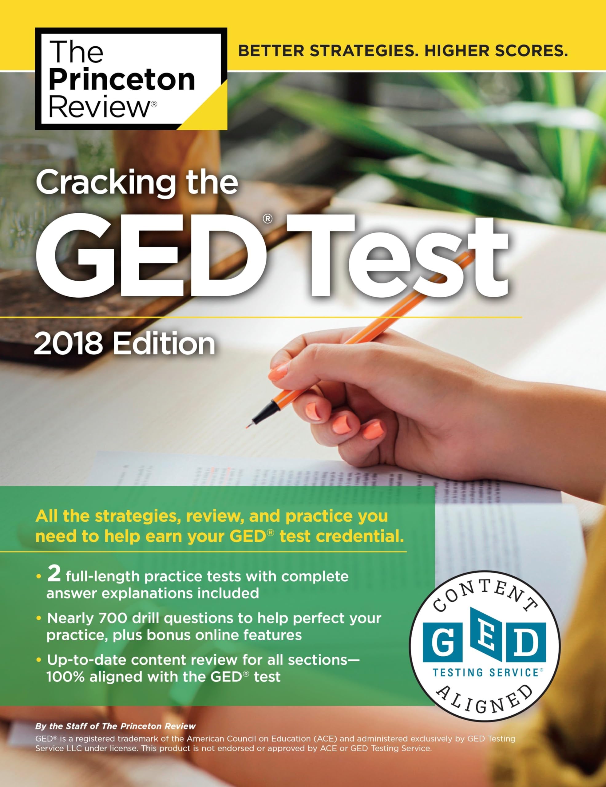 Algopix Similar Product 10 - Cracking the GED Test with 2 Practice